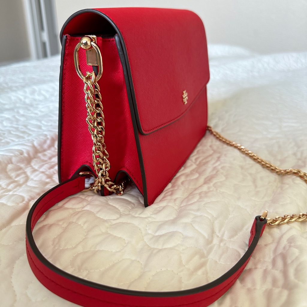 Tory Burch Leather Red Bag